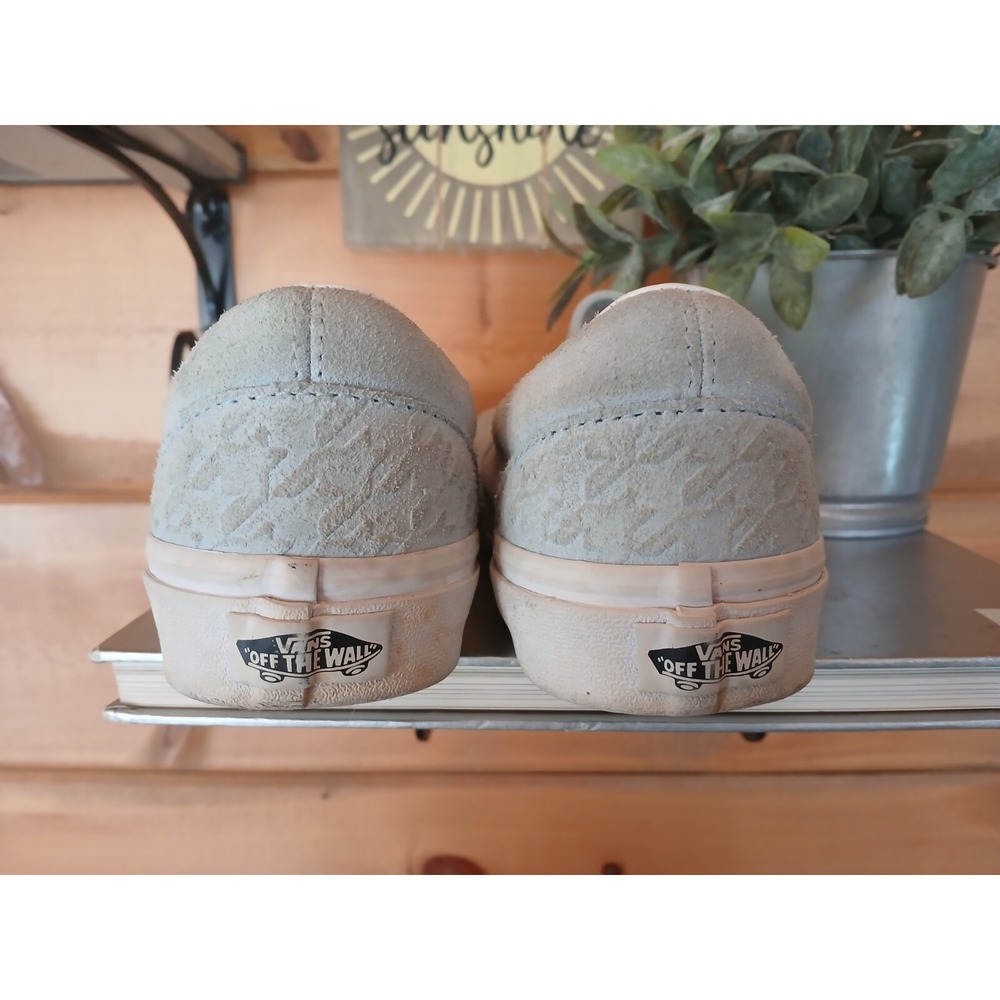 Vans Women's Blue and White Trainers Unisex Women's 7 Men's 5.5 Suede - Picture 3 of 8